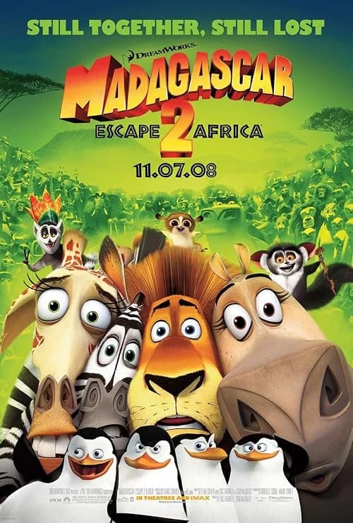Madagascar: Escape 2 Africa film posteri