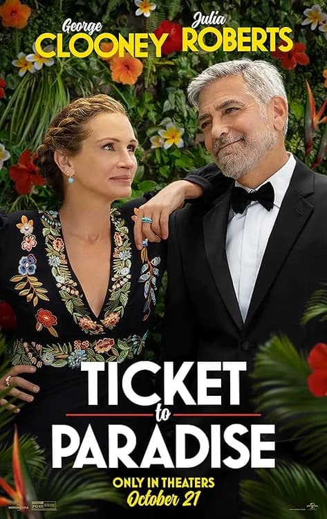 Ticket to Paradise film posteri